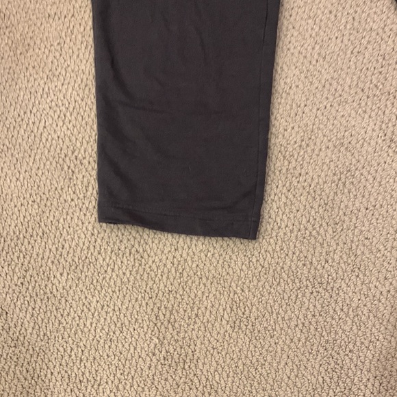 🌹 purejill • Affinity French Terry Slim Leg Gray Crop Pants - Picture 5 of 9